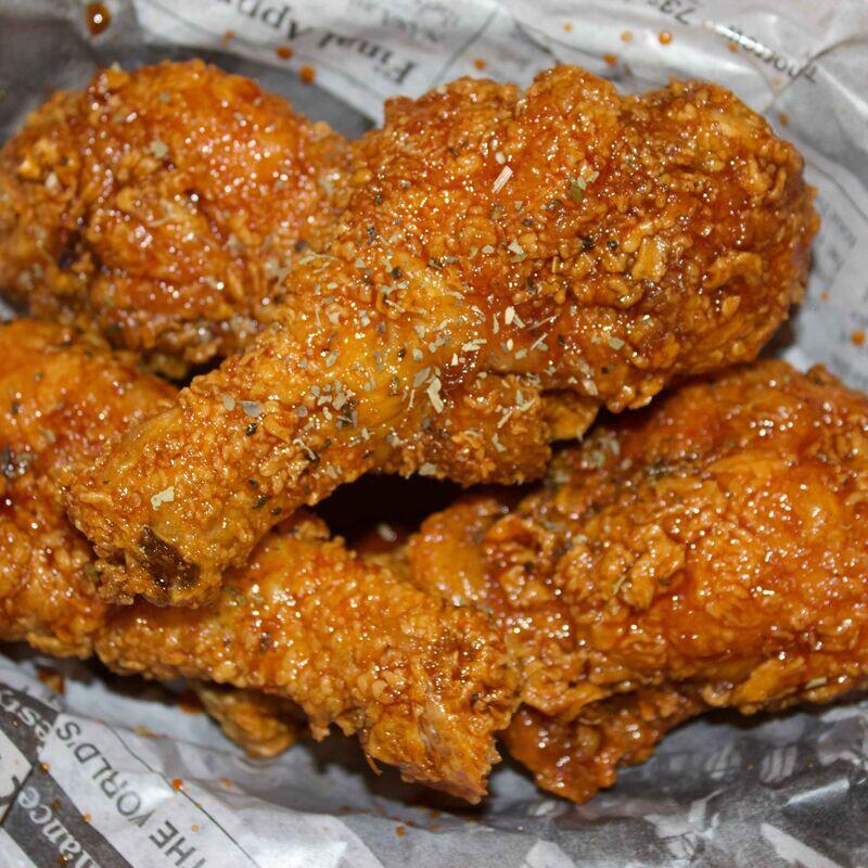 매운간장다리 (4pcs) (Spicy Soy Garlic Drumstick)