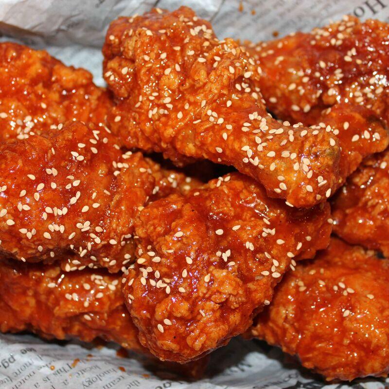 매운양념다리 (8pcs) (Sweet & Spicy Drumstick)